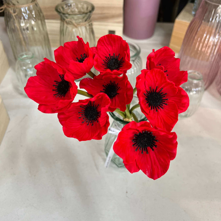 artificial poppy flowers