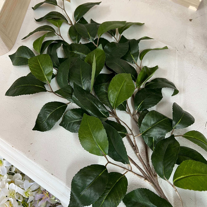 fake camellia leaves