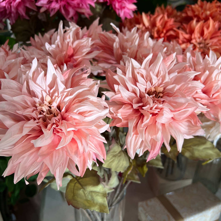 fake dahlia flowers