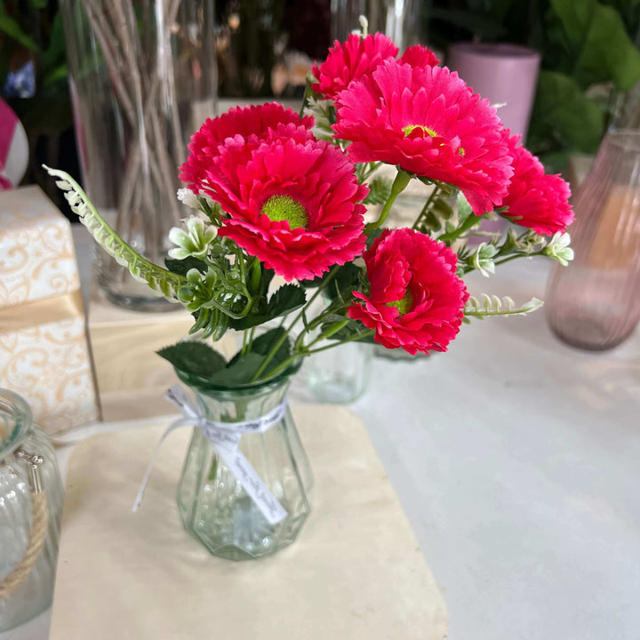 fake pink gerberas