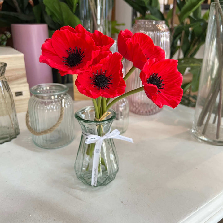 fake poppy flowers