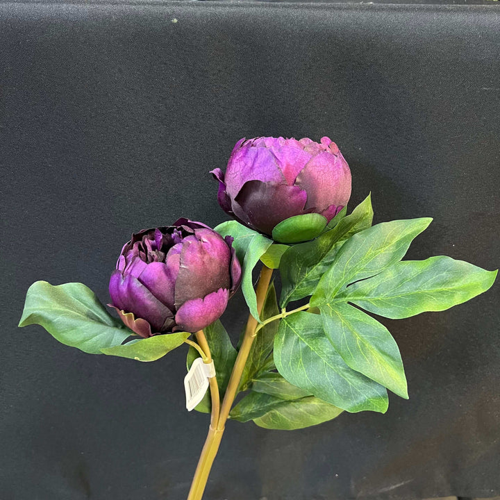 fake purple peony